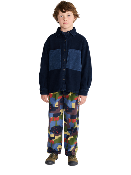 Bobo Choses Kids' Paint Forest Trousers, Multi, Multi Multi