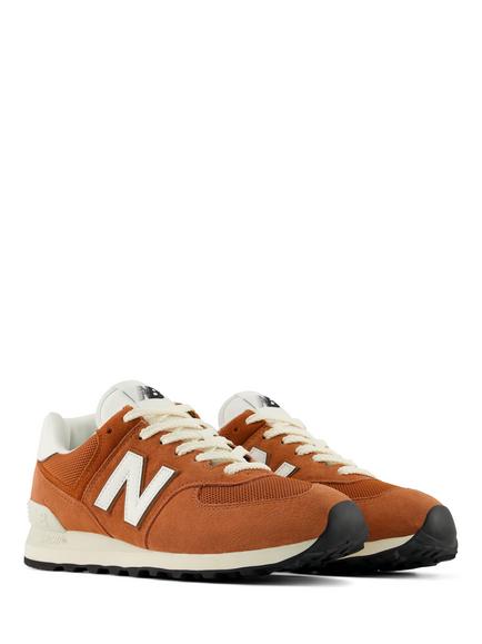 New Balance 574 Lace Up Trainers, Maple - view 2, Maple