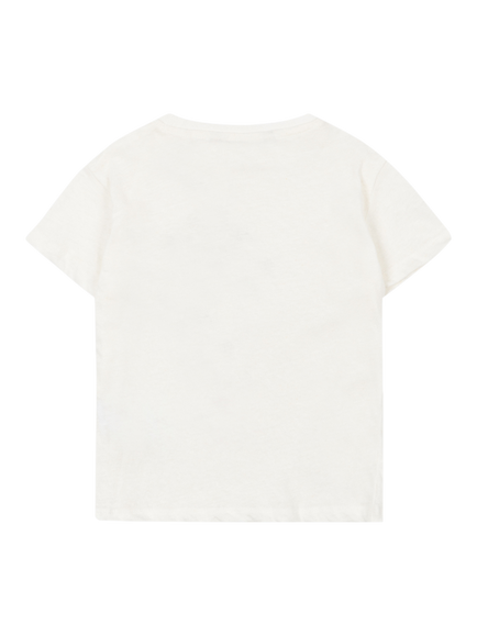 Konges Sløjd Kids' Cotton Blend Cherry Print T-Shirt, Cream - view 2, Cream