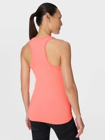 Sweaty Betty Athlete Seamless Gym Top, Melon pink - view 2, Melonpink