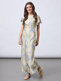 Sisters Point Gista Floral Maxi Dress, Sage, Sage