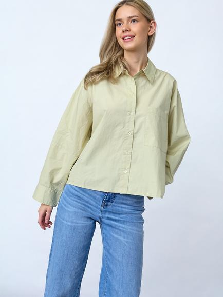 Sisters Point Irine Oversized Shirt, Sage, Sage