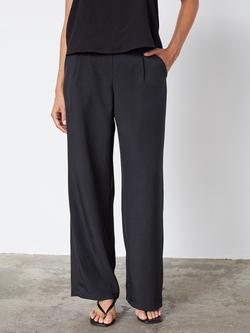 Sisters Point Viksa Wide Leg Trousers, Black, Black