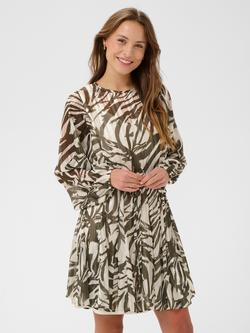 Saint Tropez Ripley Tie Waist Mini Dress, Olive, Olive