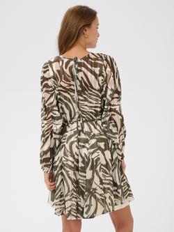 Saint Tropez Ripley Tie Waist Mini Dress, Olive - view 2, Olive