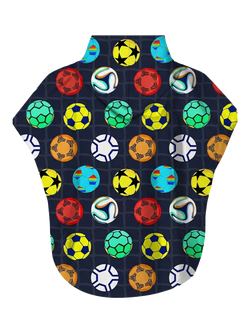 Slipfree Kids' Yamal Towel Poncho, Multi - view 2, Black Multi
