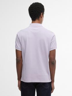 Barbour Lightweight Cotton Blend Regular Fit Sports Polo Shirt - view 2, Heather Mist