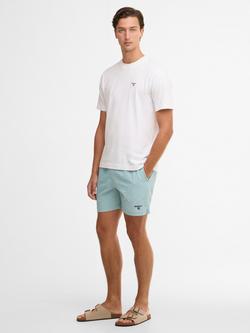Barbour Somerset Flexible Drawcord Swim Shorts, Light Teal, Light Teal