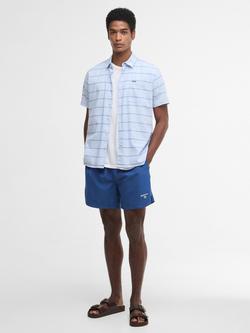 Barbour Staple Logo 7" Swim Shorts, Sailboat Blue