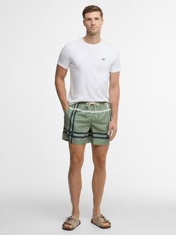 Barbour Twain Swim Shorts, Laurel Green, Laurel Green