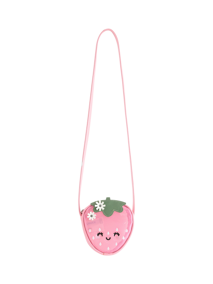 Lindex Kids' Strawberry Shoulder Bag, Light Pink, Light Pink