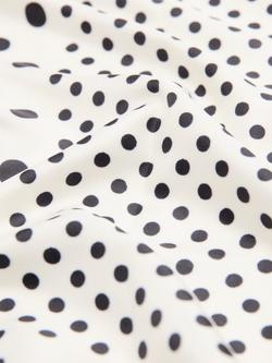 Mango Polka Dot Square Scarf, Raw, Raw