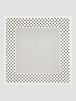 Mango Polka Dot Square Scarf, Raw - view 2, Raw