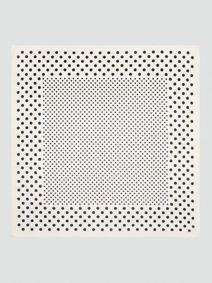 Mango Polka Dot Square Scarf, Raw - view 2, Raw