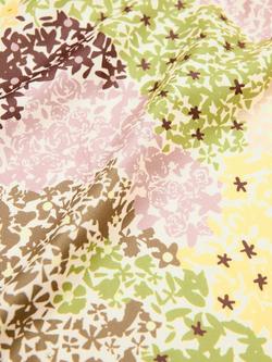 Mango Abstract Floral Square Scarf, Garnet, Garnet