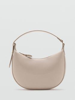 Mango Adjustable Handle Oval Handbag, Off White, Off White