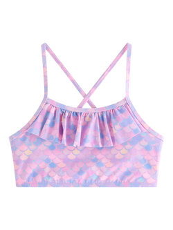 Lindex Kids' Bikini Top, Light Pink, Light Pink