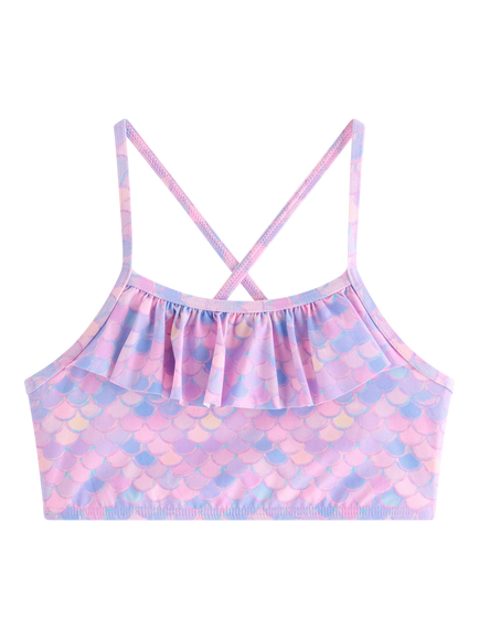 Lindex Kids' Bikini Top, Light Pink, Light Pink
