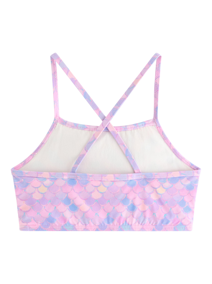 Lindex Kids' Bikini Top, Light Pink - view 2, Light Pink