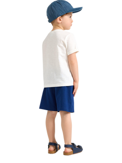 Lindex Kids' Cotton Shorts, Dark Blue - view 2, Dark Blue