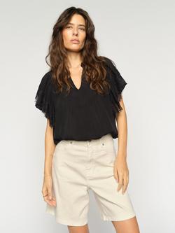 MOS MOSH Bati Straight Shorts, Ecru, Ecru