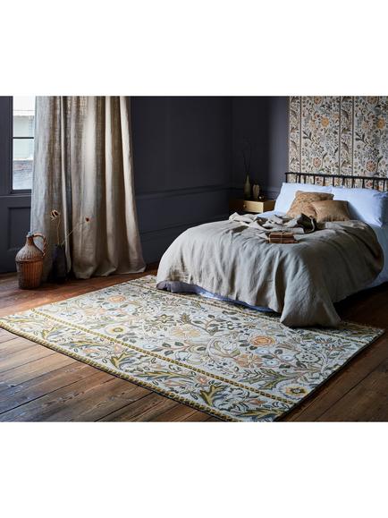 Morris & Co. Wilhelmina Hand Tufted Pure Wool Rug, Mustard - view 2, Mustard