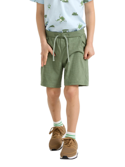 Lindex Kids' Cotton Shorts, Light Khaki, Light Khaki
