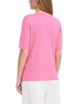 ICHI Luls Short Sleeve Jumper, Wild Orchid - view 2, Wild Orchid