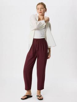 Whistles Relaxed Tie Waist Joggers xxx containing LENZING™ ECOVERO™ Viscose, Fig, Fig
