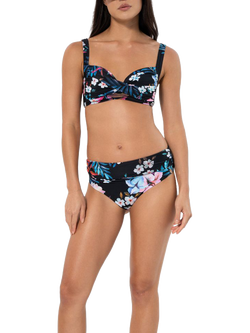 Panos Emporio Chara High Waist Bikini Bottoms, Night Jungle, Night Jungle