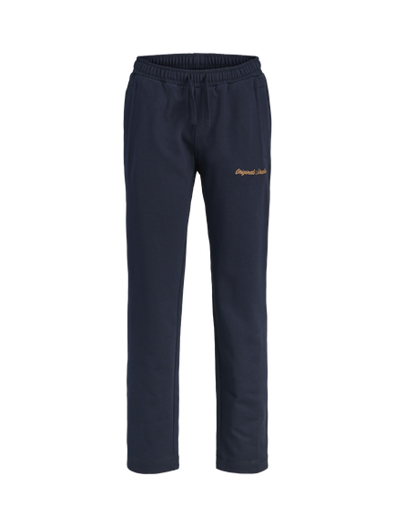 Jack & Jones Kids' JPSTKANE Cotton Blend Drawstring Joggers, Sky Captain, Sky Captain