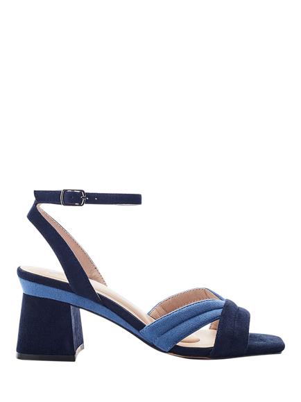 Moda in Pelle Madelia Block Heel Sandals, Navy, Navy