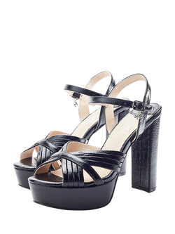 Moda in Pelle Mardonia Block Heel Platform Sandals, Black - view 2, Black