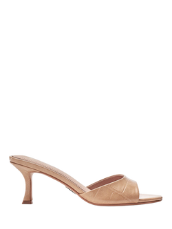 Moda in Pelle Minka Kitten Heel Mule Sandals, Camel, Camel