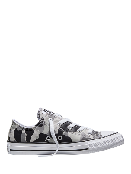 Converse Kids' Chuck All Stars Camo Print Trainers, Grey, Grey