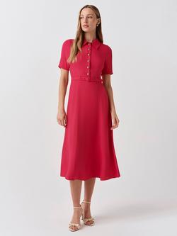 Ghost Amanda Dress, Bright Pink
