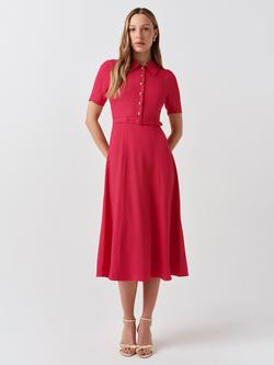 Ghost Amanda Dress - view 2, Bright Pink