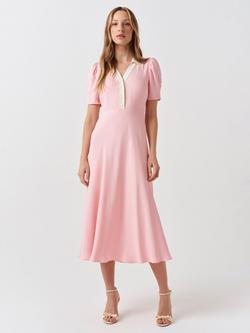 Ghost Elodie Dress, Pink