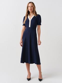 Ghost Elodie Dress - view 2, Navy