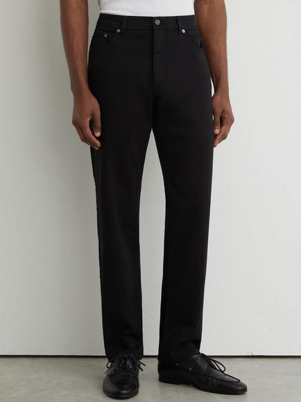 Reiss Bishopsgate Mid-Rise Slim Fit Jeans, Black, Black