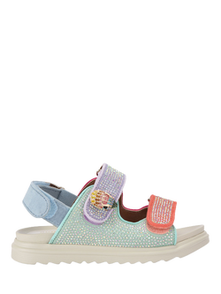 Kurt Geiger London Kids' Mini Orson Open Toe Sandals, Multi, Multi