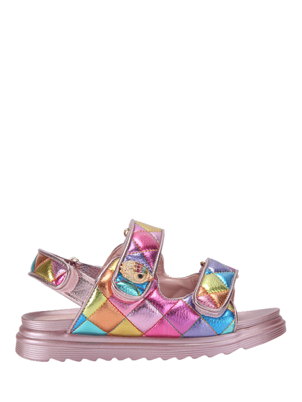 Kurt Geiger London Kids' Mini Orson Open Toe Sandals, Multi, Multi
