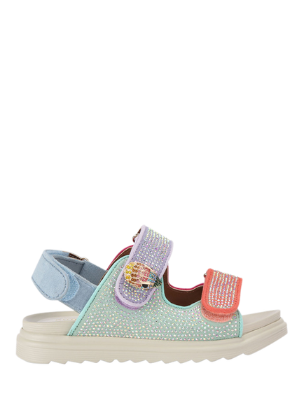 Kurt Geiger London Kids' Mini Orson Open Toe Sandals, Multi, Multi