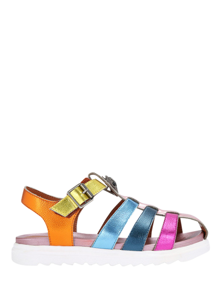Kurt Geiger London Kids' Mini Fisherman Sandals, Multi, Multi