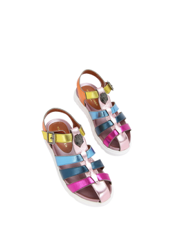 Kurt Geiger London Kids' Mini Fisherman Sandals, Multi - view 2, Multi