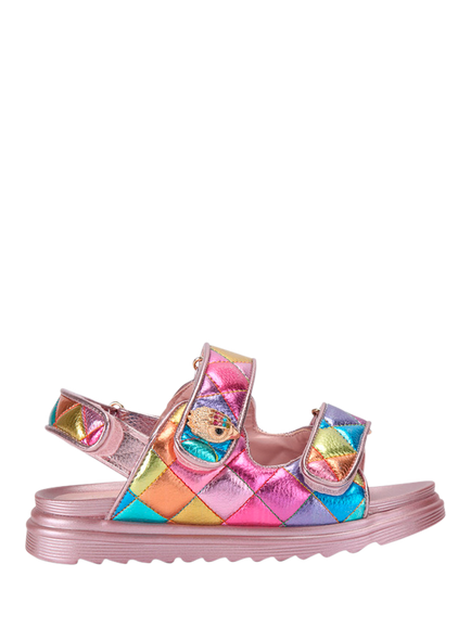 Kurt Geiger London Kids' Mini Orson Open Toe Sandals, Multi, Multi