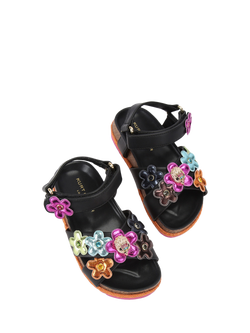 Kurt Geiger London Kids' Kensington Espadrille Sandals - view 2, Black/Multi