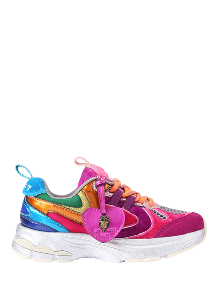 Kurt Geiger London Kids' Mini Kurt Runner Trainers, Multi, Multi