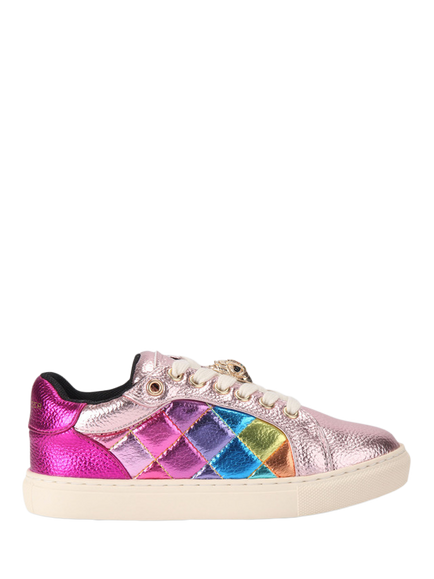 Kurt Geiger London Kids' Mini Lane Charm Trainers, Multi, Multi