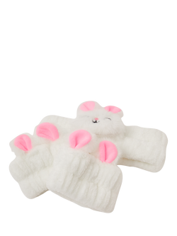 Angels by Accessorize Kids' Bunny Wash Band Set, White - view 2, White